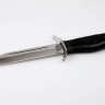 Нож Разведчик-2 с долами ручка наборная кожа ГРУ